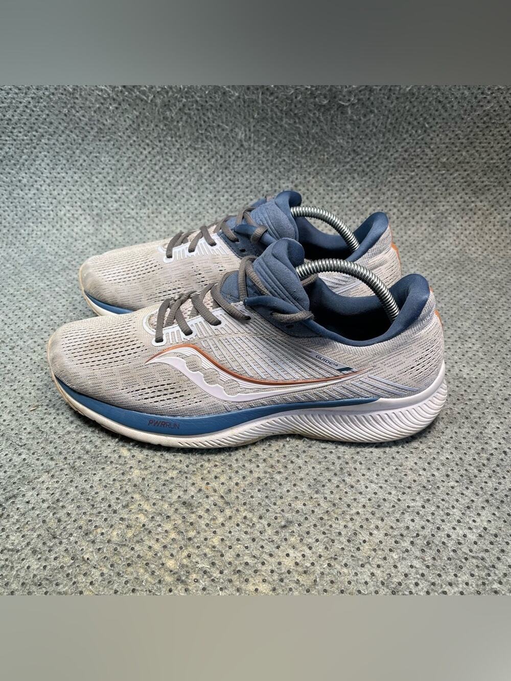 Saucony Guide 14 Grey Blue Running Shoes Size 11 Women’s